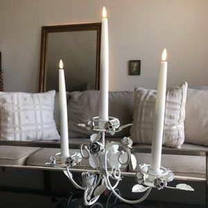 Vintage Rose Candelabra